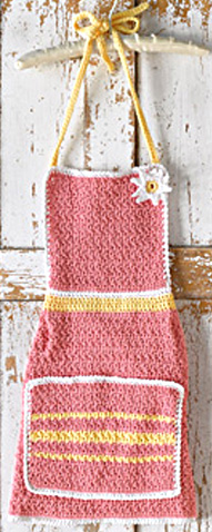 Daisy Apron Crochet Pattern | FaveCrafts.com